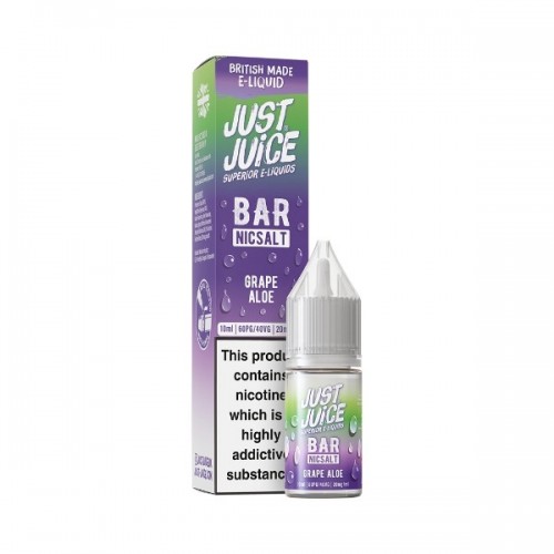 Just Juice Bar Range - Nic Salt - Grape Aloe [20mg]