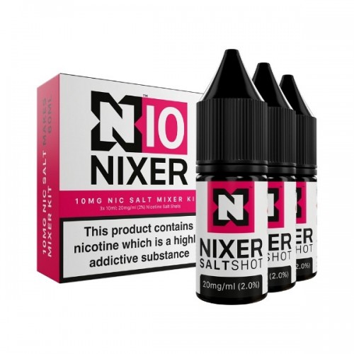 Nixer - Nic Shot - Salt [10MG] - 3 Pack