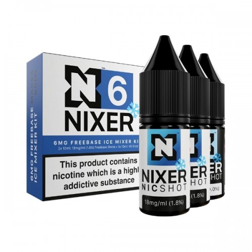 Nixer - Nic Shot - 70/30 Ice [6MG] - 3 Pack