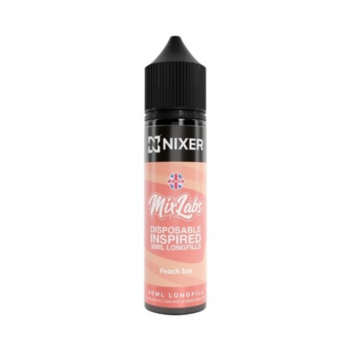 Nixer X Mix Labs - 30ml - Peach Ice - Longfill