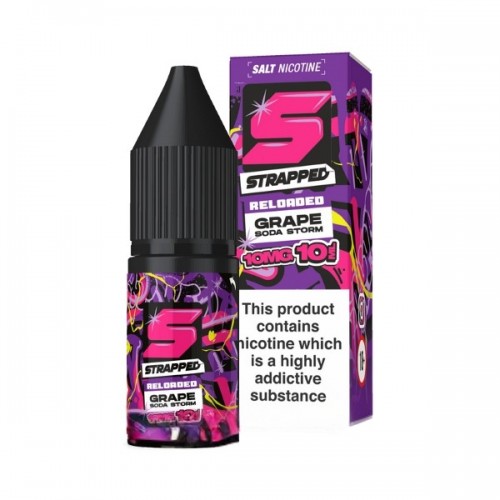 Strapped Reloaded - Nic Salt - Grape Soda Storm [10MG]