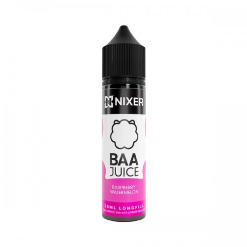 Nixer X Baa Juice - 30ml - Raspberry Watermelon - Longfill