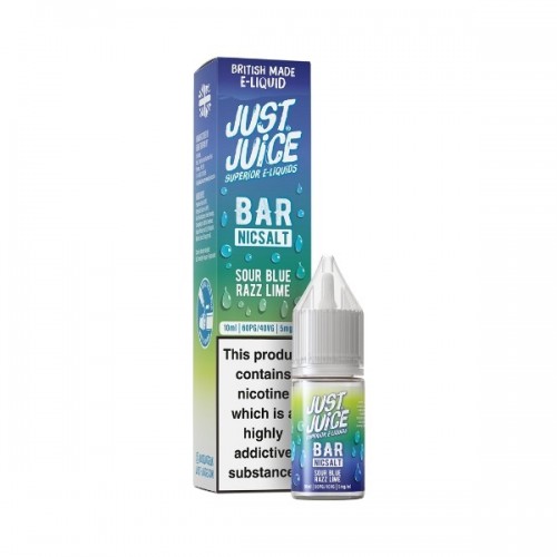 Just Juice Bar - Nic Salt - Sour Blue Razz Lime [5MG]