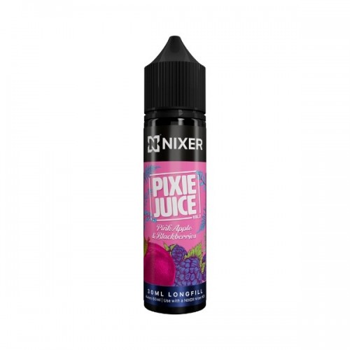 Nixer X Pixie Juice - 30ml - Pink Apple & Blackberries - Longfill