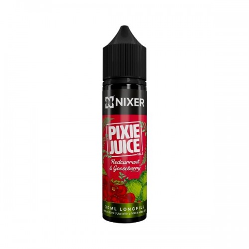 Nixer X Pixie Juice - 30ml - Redcurrant & Gooseberry - Longfill