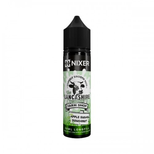 Nixer X The Lancashire Creamery Farm Shop - 30ml - Apple Sugar Doughnut - Longfill