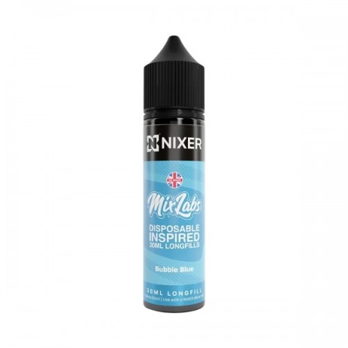 Nixer X Mix Labs - 30ml - Bubble Blue - Longfill