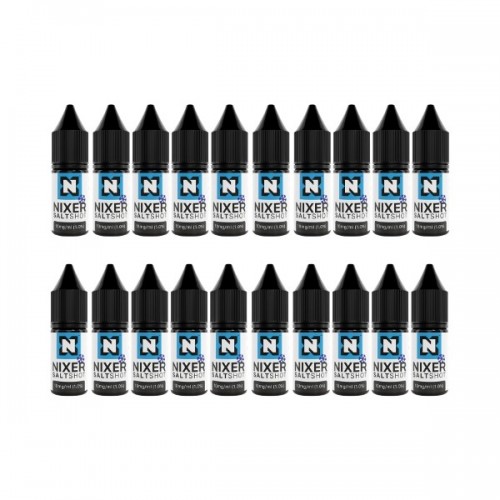 Nixer - Nic Shot - 50/50 Ice Salt Nic Shot - 20 Pack [10MG]