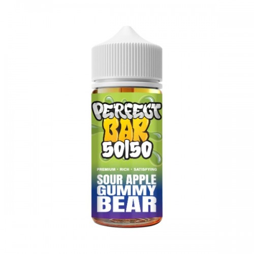 Perfect Bar 50/50 - 100ml - Sour Apple Gummy Bear [0MG]