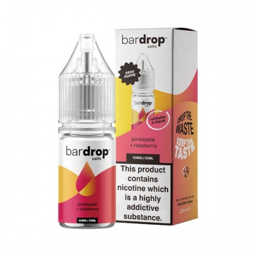 Bar Drop Salts - Nic Salt - Pineapple Raspberry [10MG]