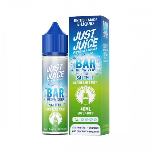 Just Juice Bar Below Zero - 40ml - Caribbean Twist - Saltfill [0MG]