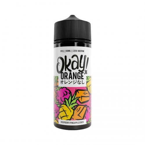 Okay! Orange - 100ml - Raspberry Pineapple Chew