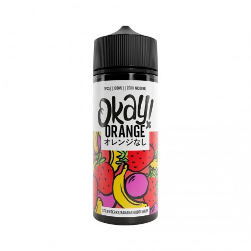 Okay! Orange - 100ml - Strawberry Banana Bubblegum