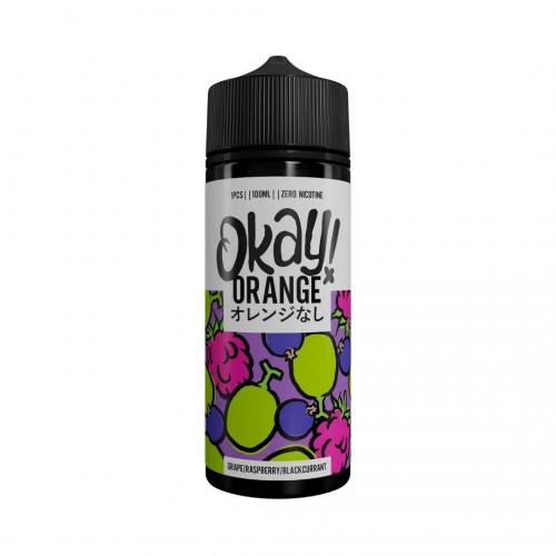 Okay! Orange - 100ml - Grape Raspberry Blackcurrant