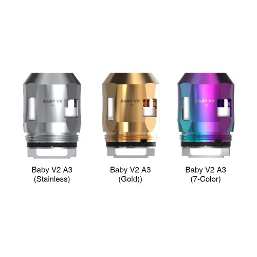 Smok TFV8 Baby V2 Coils - 3 Pack [Stainless, A1]