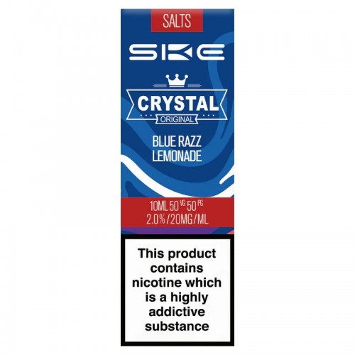 SKE Crystal Bar - Nic Salt - Blue Razz Lemonade [20mg] (Sticker Single & Sticker Outer)