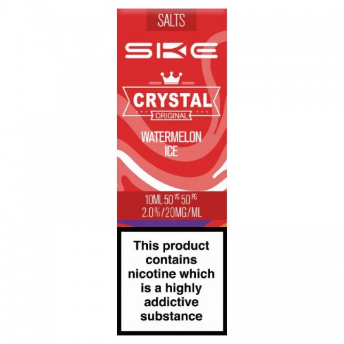 SKE Crystal Bar - Nic Salt - Watermelon Ice [20mg] (Sticker Single & Sticker Outer)
