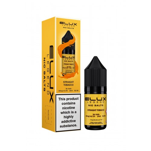 Elux - Nic Salt [Straight Tobacco 10mg]
