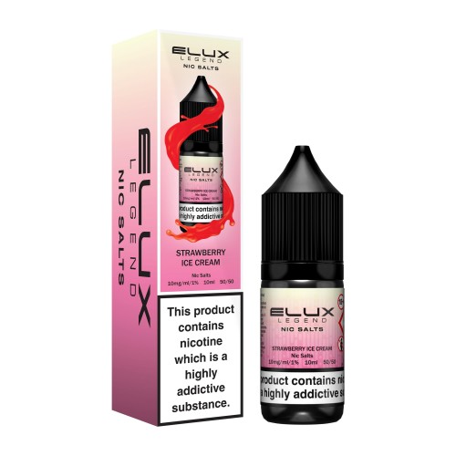 Elux - Nic Salt [Strawberry Ice Cream 10mg]