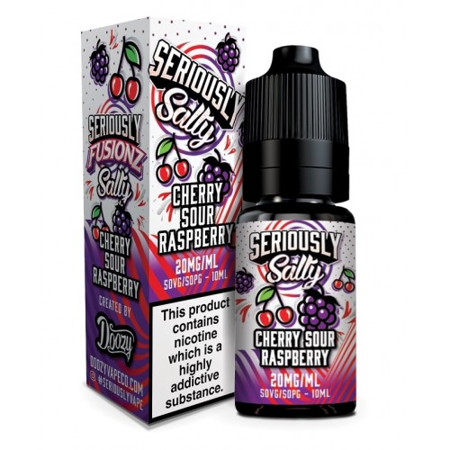 Doozy Vape - Seriously Salty Fusionz - Cherry Sour Raspberry [20mg]