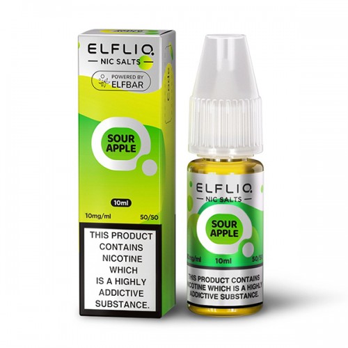 Elf Bar ELFLIQ - Nic Salt - Sour Apple [10mg]