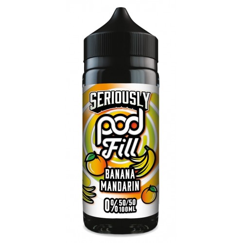 Doozy Vape - Seriously Pod Fill - 100ml - Banana Mandarin