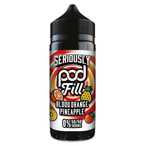 Doozy Vape - Seriously Pod Fill - 100ml - Blood Orange Pineapple