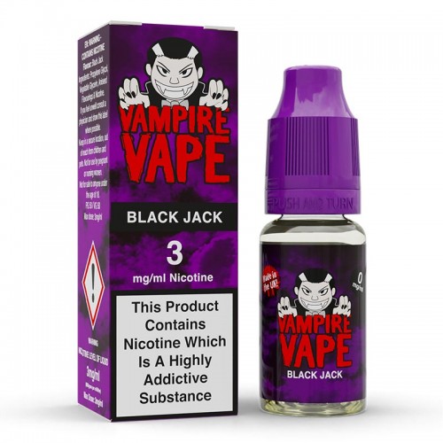 Vampire Vape - 10ml [Black Jack 03mg] 