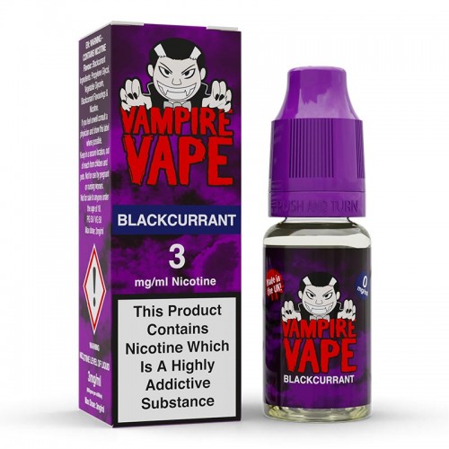 Vampire Vape - 10ml [Blackcurrant 06mg] 