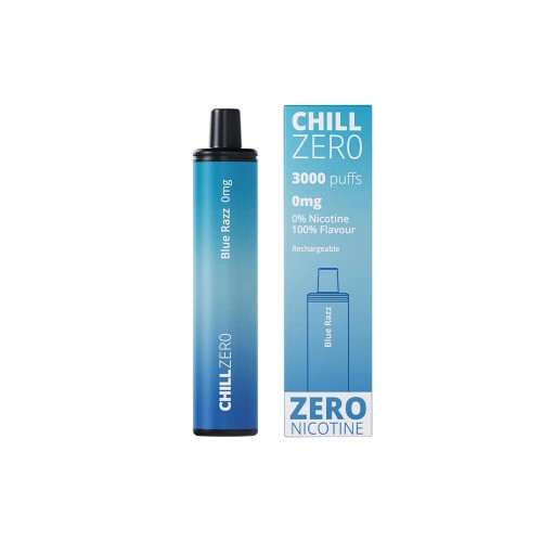 Chill ZERO 3000 Disposable Pod Kit - Blue Razz [0mg]