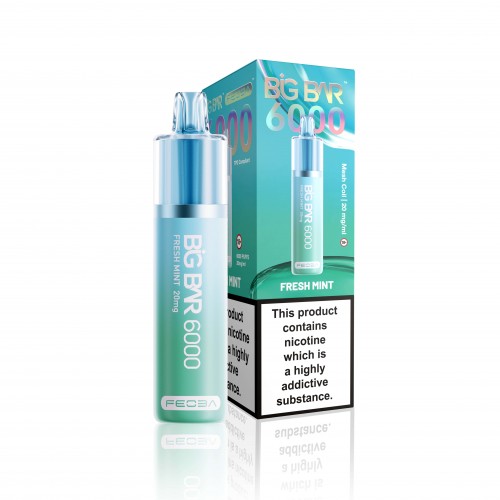 Feoba Big Bar 6000 Rechargeable Pod Kit - Fresh Mint [20mg]