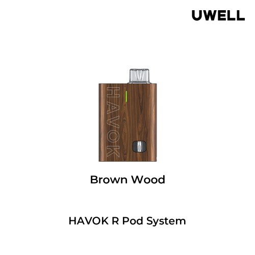 Uwell Havok R Pod Kit [Brown Wood]