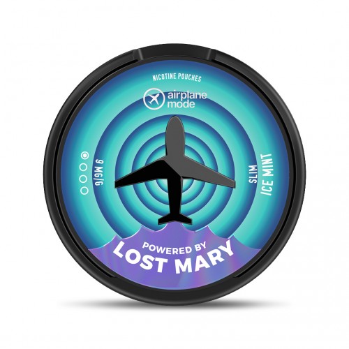 Airplane Mode (Powered By Lost Mary) Nicotine Pouch [Ice Mint 09mg]
