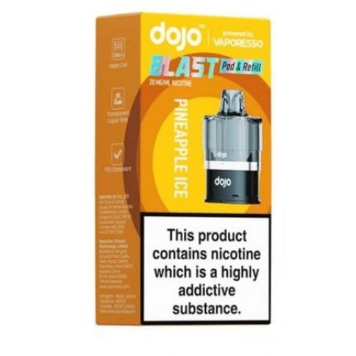 DOJO BLAST 6000 Pod & Refill (Powered by Vaporesso) - [Pineapple Ice 20mg]