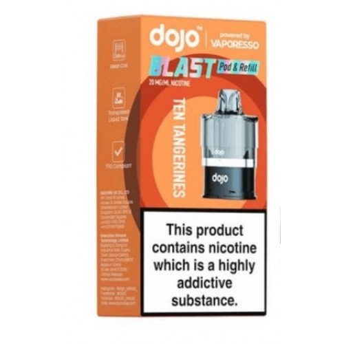 DOJO BLAST 6000 Pod (Powered by Vaporesso) & Refill - [Ten Tangerines 20mg]