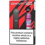 Oxva Xlim Go Pod Kit [Black] and Ox Passion - Strawberry Raspberry Cherry [10mg]