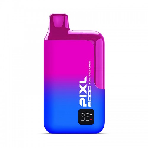 Pixl 6000 Rechargeable Pod Kit - Blue Razz Chew [20mg]