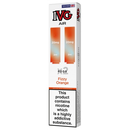 IVG Air Replacement Pre Filled Pods - 2 Pack [Fizzy Orange 20mg]