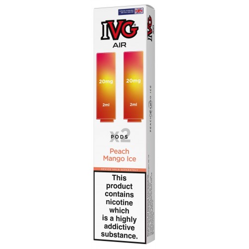 IVG Air Replacement Pre Filled Pods - 2 Pack [Peach Mango Ice 20mg]