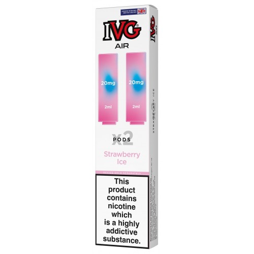 IVG Air Replacement Pre Filled Pods - 2 Pack [Strawberry Ice 20mg]