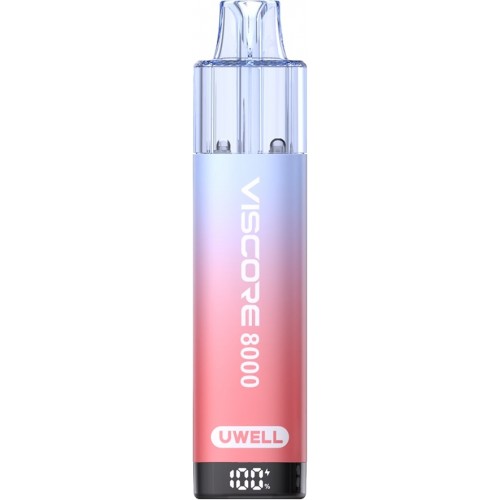 Uwell Viscore 8000 Pod Kit [Milky Strawberry 20mg]