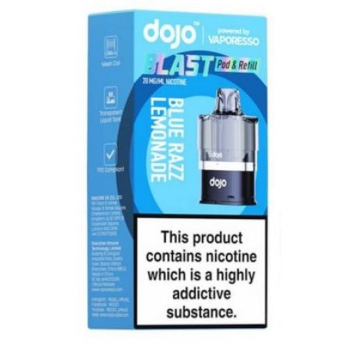 DOJO BLAST 6000 Pod & Refill (Powered by Vaporesso) [Blue Razz Lemonade 20mg]