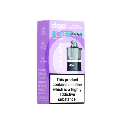 DOJO BLAST 6000 Pod & Refill (Powered by Vaporesso) [Sweet Grape 20mg]