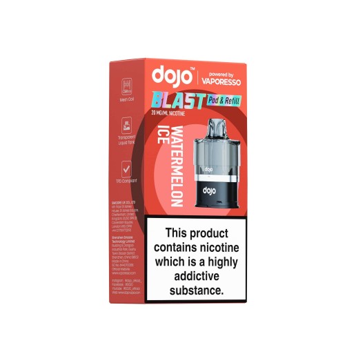 DOJO BLAST 6000 Pod & Refill (Powered by Vaporesso) [Watermelon Ice 20mg]