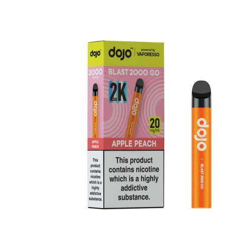 DOJO BLAST 2000 Go Kit (Powered by Vaporesso) - Apple Peach [20mg]