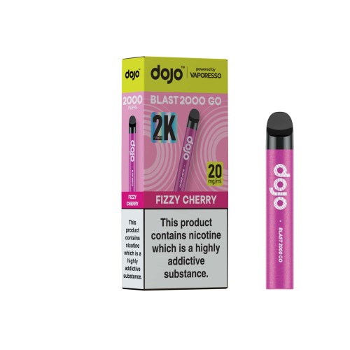 DOJO BLAST 2000 Go Kit (Powered by Vaporesso) [Fizzy Cherry 20mg]