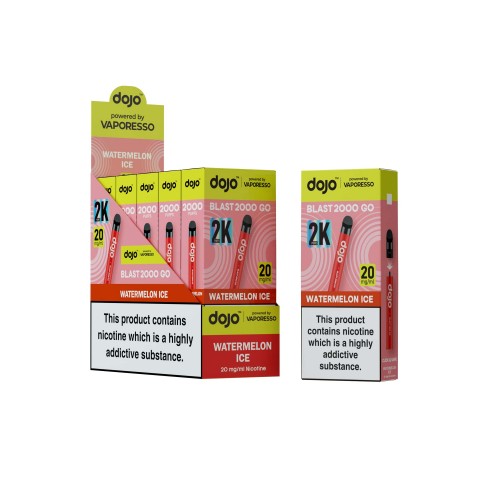 DOJO BLAST 2000 Go Kit (Powered by Vaporesso) [Watermelon Ice 20mg]