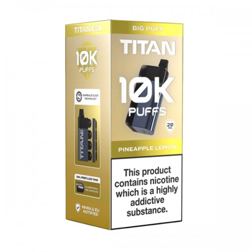 Titan Disposable 10K Pod Kit [Pineapple Lemon 20mg]