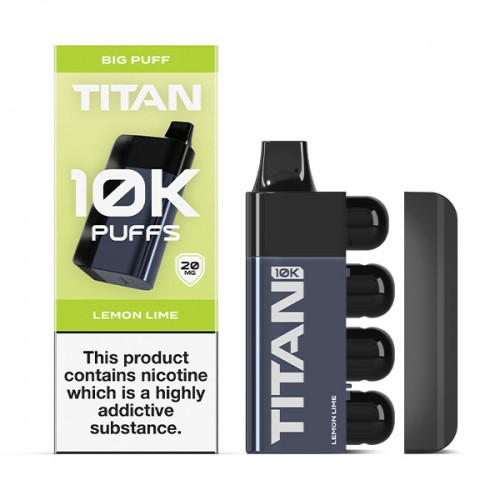 Titan Disposable 10K Pod Kit - Lemon Lime [20mg]