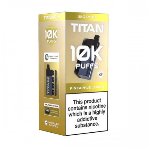 Titan Disposable 10K Pod Kit - Pineapple Lemon [20mg]